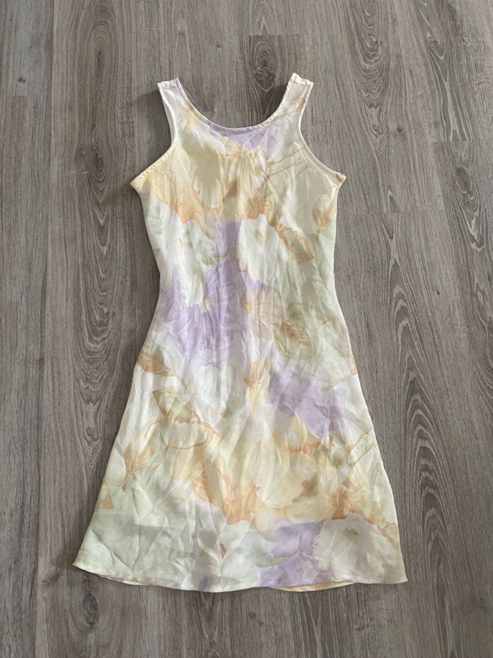 Vintage Light Pastel Watercolor Slip Dress